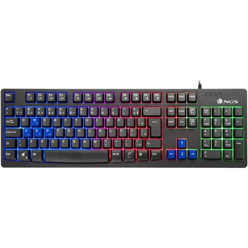 Clavier avec fil Gamer NGS GKX-300 – RGB (GKX-300) Connecto.ma